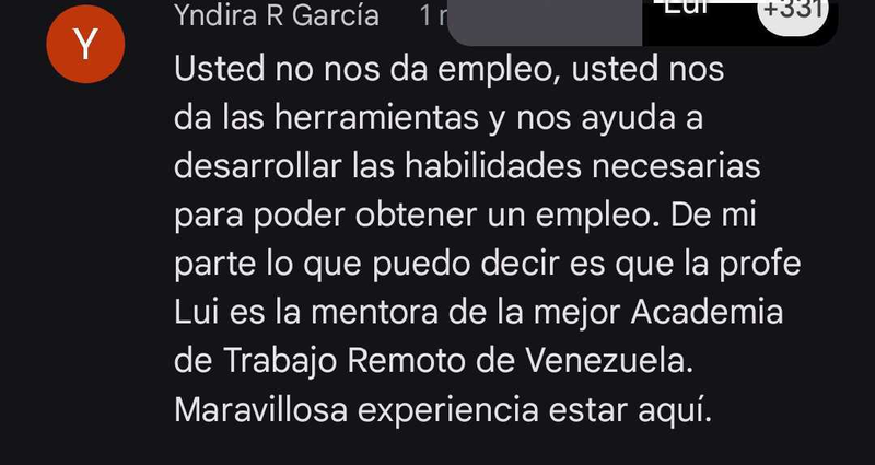 Testimonio curso asistente virtual