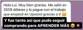 Testimonio trabajo desde casa